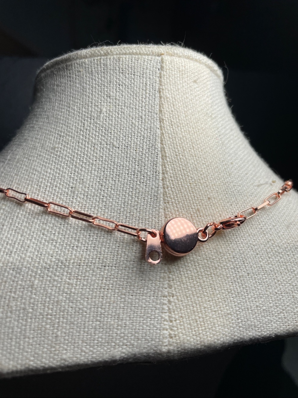 Artisan Turquoise Necklace Copper Paper Clip Chain
Magnetic Clasp - Picture 5 of 13